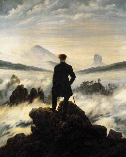 Caspar David Friedrich The Wanderer above the Mists China oil painting art